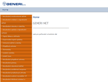 Tablet Screenshot of generi.net